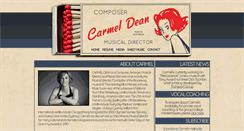 Desktop Screenshot of carmeldean.com